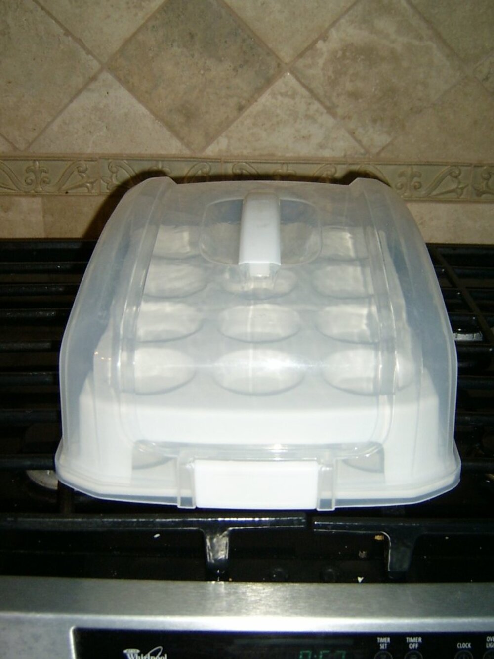 Chef Pomodoro 24 Cupcake Holder Tote, VGUC